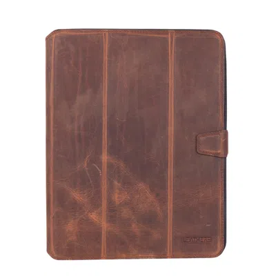 Leathere Brown Premium Leather Case For Ipad 13