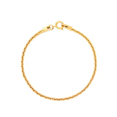 Gold Trip Women's Gold Vintage Box Link Bracelet In Gold