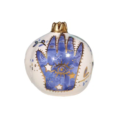 Sherie Boutik Blue Khamsa Pomegranate