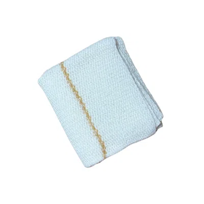 Heritagemoda Women's Handmade Cream White Pure Alpaca Scarf