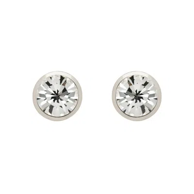 Emma Holland Jewellery Women's Silver Platinum Crystal Stud Earrings