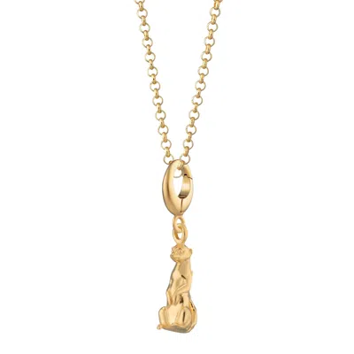 Lily Charmed Women's Gold Plated Meerkat Necklace