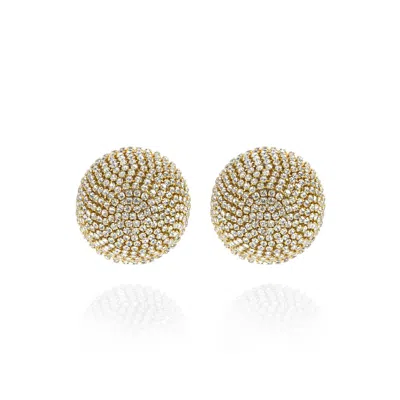 Saule Label Women's Gaia Glam Midi Earrings In Bold Gold