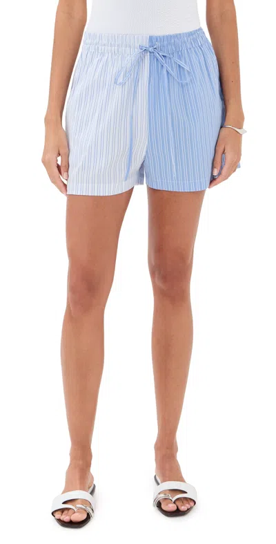 Solid & Striped X The Summer I Turned Pretty The Charlie Short Colorblock Stripes In Blue