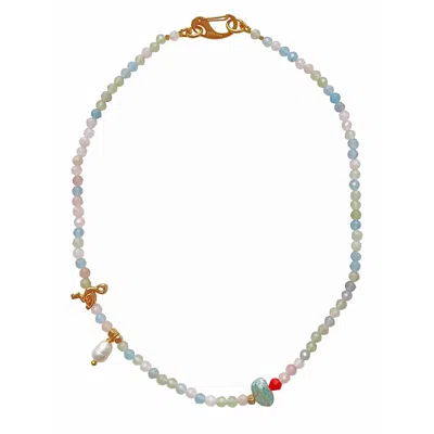 Smilla Brav Women's Gold Necklace Flamingo Diaries