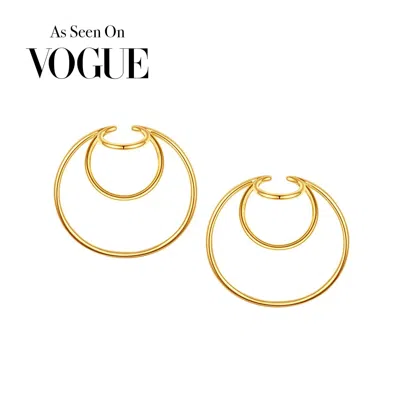 Outofoffice Women's Monaco Gold Ear Cuff Statement Earring