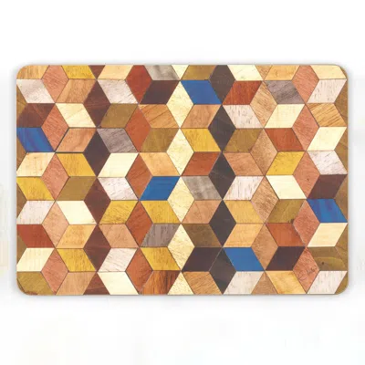 E. Inder Designs Two Chopping Boards And Teapot Stand. Warm Earthy Colours From The Leo Range. Two Sided Melamine. A 