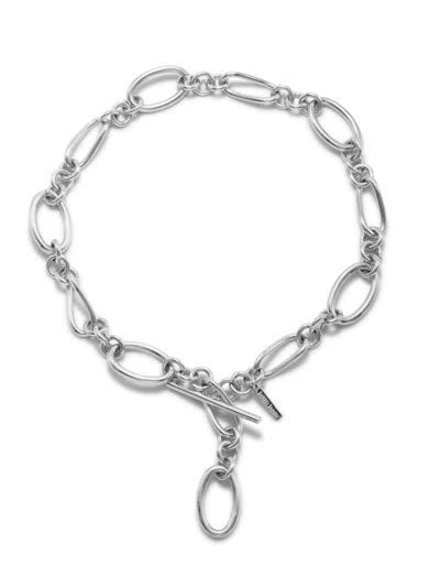 Jaredjamin Women's Silver Ophelia Choker Chain Necklace