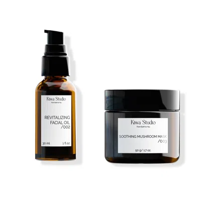 Kiwa Studio Gold / Neutrals / Brown The Adaptogen Kit - Mushroom Mask & Facial Oil