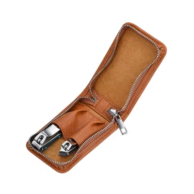 Breed Brown Dagger 2-piece Stainless-steel Grooming Kit - Camel