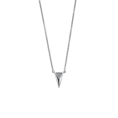 Scream Pretty Women's Silver Rebel Necklace With Slider Clasp