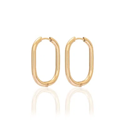 A Weathered Penny Women's Gold Asha Hoops