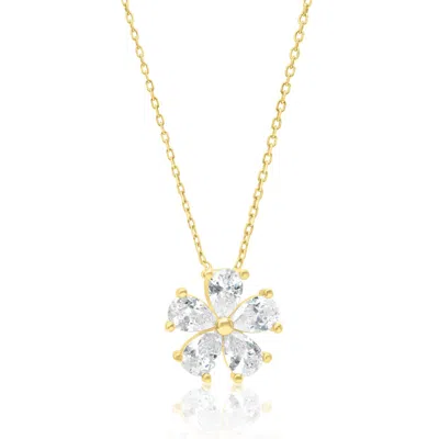 Shymi Women's Prong-set Flower Necklace - Gold