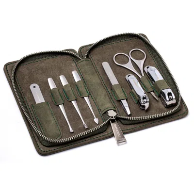 Breed Katana 8-piece Stainless-steel Grooming Kit - Green