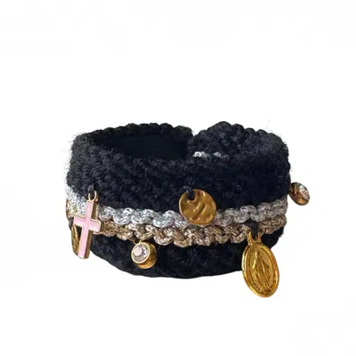 Hilo De Mar Women's Black / Silver / Gold Moonlight Bracelet