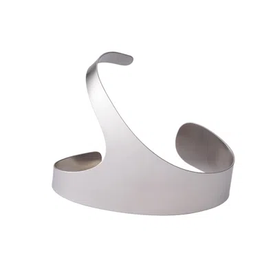 Hota Hota Jewellery Men's Silver Obsession Man Palm Cuff – Matte – Left