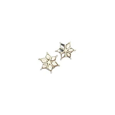 Rize Women's Mirror Star Stud Earrings - Sterling Silver & Mirror