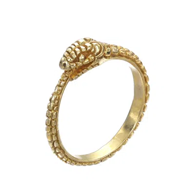Zoe And Morgan Women's Eternity Snake Gold Ring