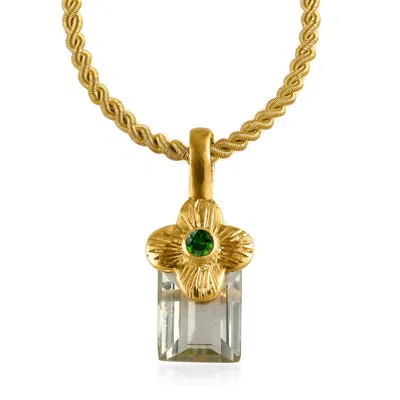 Emma Chapman Jewels Women's Clara Green Amethyst Pendant