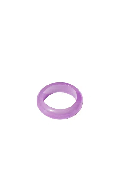 Seree Women's Pink / Purple Lilac Purple Jade Ring