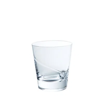 Sghr Sugahara White Kirameki Old Fashioned Glass - One Line, Clear