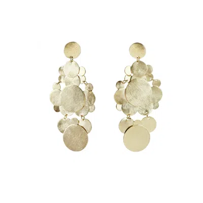 Marcia Moran Women's Gold Divya Chandelier Earrings