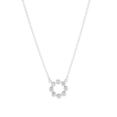 Auree Jewellery Women's Ortigia Mini Moissanite & Sterling Silver Necklace
