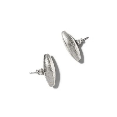 Jaredjamin Women's Silver Zeppelin Stud Post Earrings