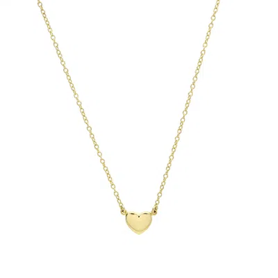 Auree Jewellery Women's Verona Gold Vermeil Full Heart Necklace