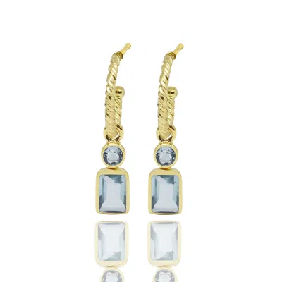 House Of Elliott Women's Blue Aqua Earrings