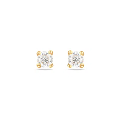 Arctic Fox & Co. Women's Gold Topaz Stud Earrings - Gaia