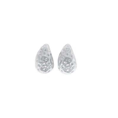 Glasstyk I/s Women's Silver Drops Earrings Steel