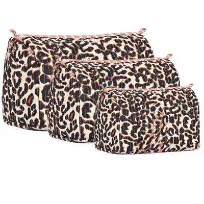 Conscious Yoga Collective Neutrals / Brown The Leopard Cotton Travel Set