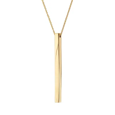 Soko Inc. Women's Gold Thin Bar Pendant