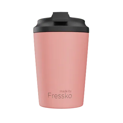 Fressko Pink / Purple , Camino Reusable Coffee Cup, Ceramic, Peachy