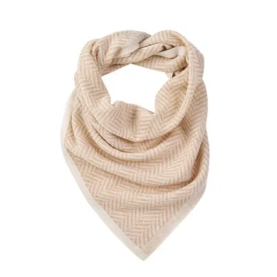 Mohair&angora Women's White Mohair Foulard Lycia Ecru