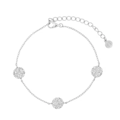 Gold Trip Women's Gold / White / Silver Aurora Bracelet In Silver