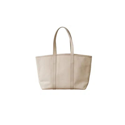 Dal The Label Women's Neutrals Structured Tote Bag Cream