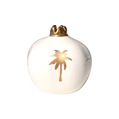 Sherie Boutik Gold Palm Tree Pomegranate