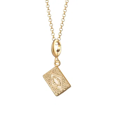 Lily Charmed Women's Gold Plated Custard Cream Charm Necklace