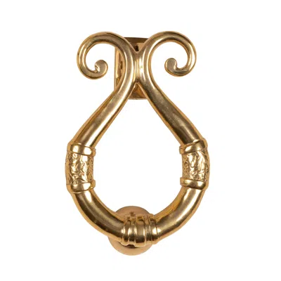 Adams & Mack Gold Loop Door Knocker