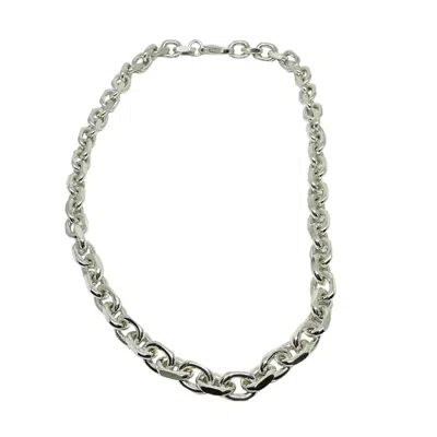 Tg-jewellery By Tamara Gervasio Men's Silver Rectangular  Trace Chain