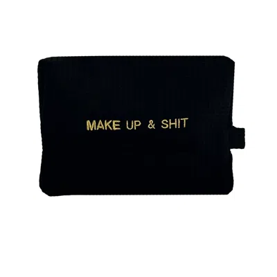 Lilly Loves Black Make Up & Shit Make Up Bag