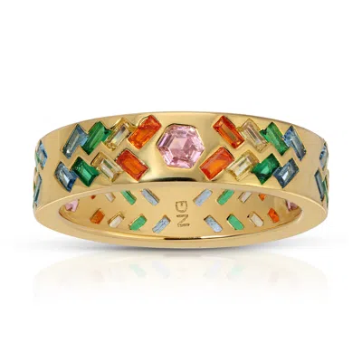Native Gem Women's Sunbeam Rainbow Ring