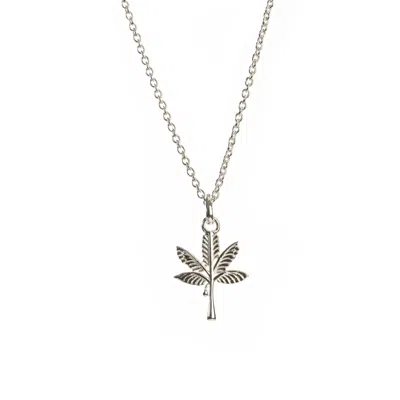 Rize Women's Goan Tree Charm Necklace  - Sterling Silver