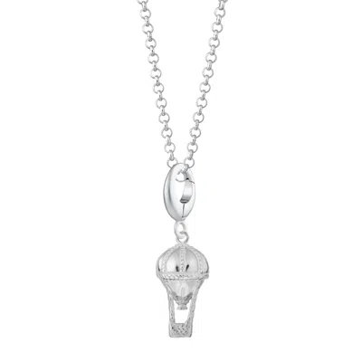 Lily Charmed Women's Sterling Silver Hot Air Balloon Necklace