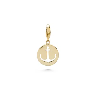 Dolcetto Designs Women's Gold Spes Anchor Charm Pendant