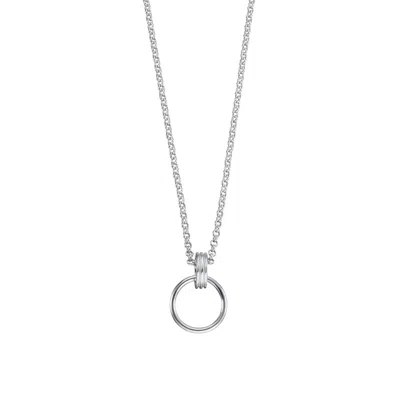 Lily Charmed Women's Sterling Silver Charm Capture Necklace