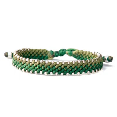 Harbour Uk Bracelets Handmade Waterproof Green Cord Bracelet For Men – British Connection
