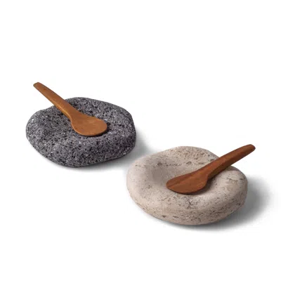 And Jacob Neutrals Pebbles Salt Set